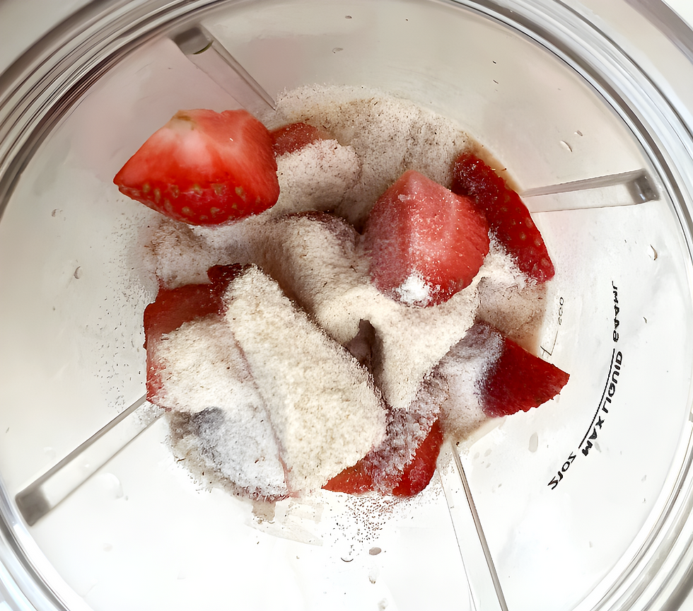 Creamy Strawberry Coconut Pudding