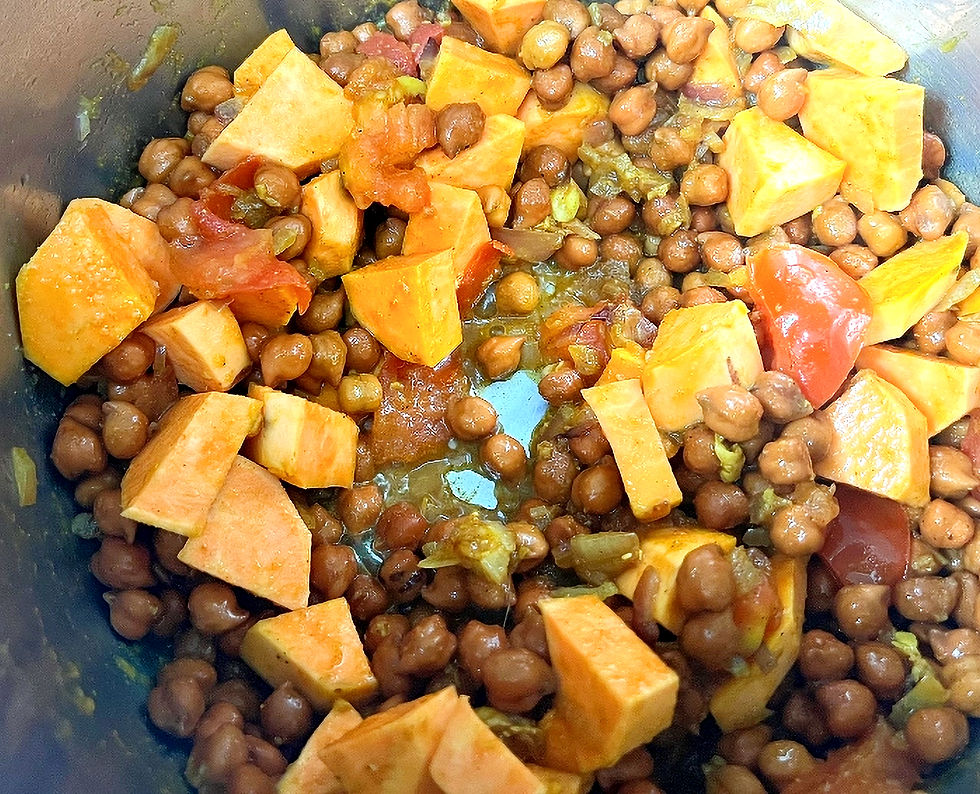 Kala Chana Sweet Potato Soup