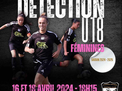 Début des détections de la section féminine