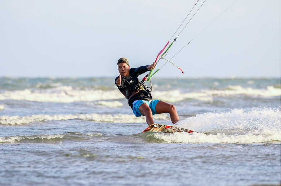 Kite en Punta Lara