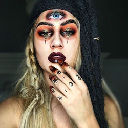 Is anyone else stoked for Halloween_! I've already been practicing a few makeup ideas. I have a surp