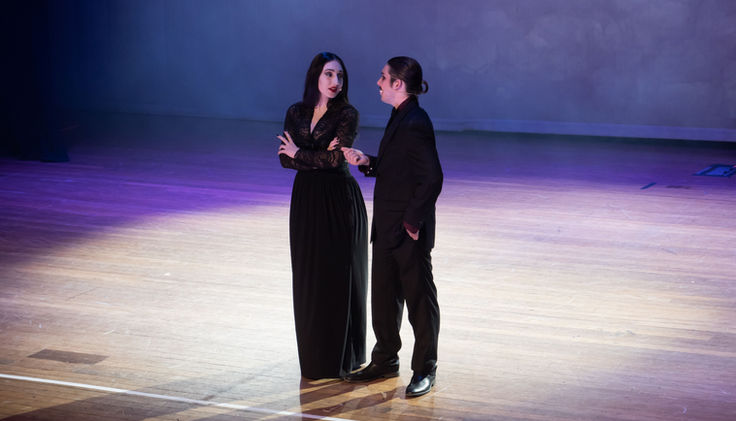 Morticia and Gomez