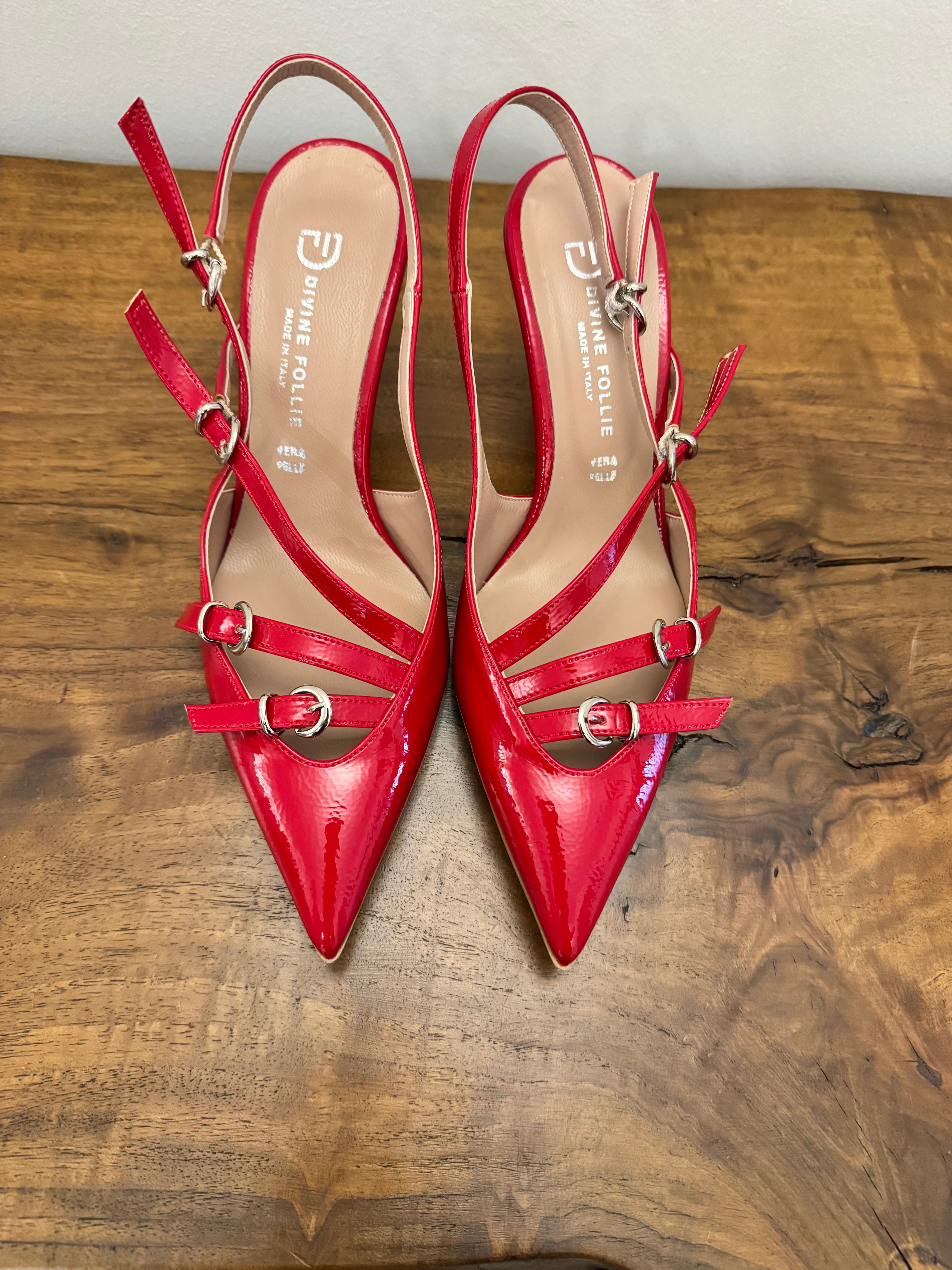 SLINGBACK VERNICE RED 