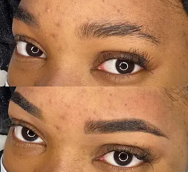 Eyebrow wax, eyebrow tint