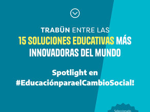 Fundación Trabün seleccionada por HundrED entre las 15 soluciones educativas más innovadoras del mundo