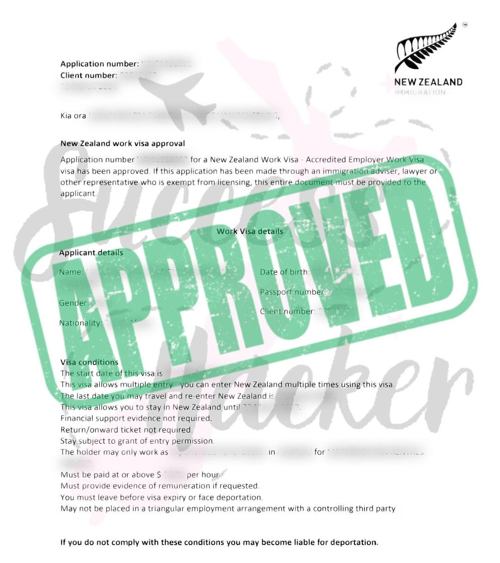 Visa Lite - Accredited Employer Work Visa