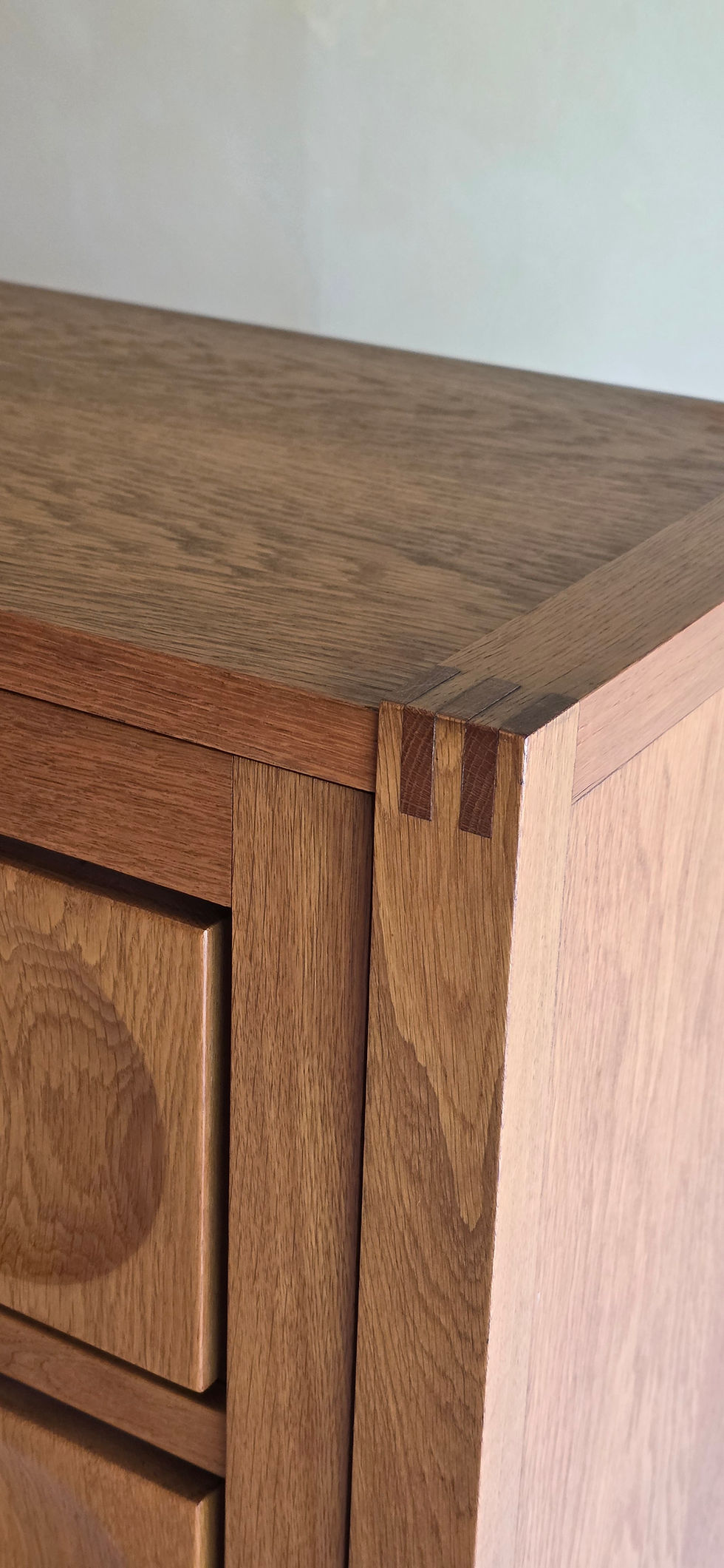 Thumbnail: Original brutalist bar cabinet in solid oak