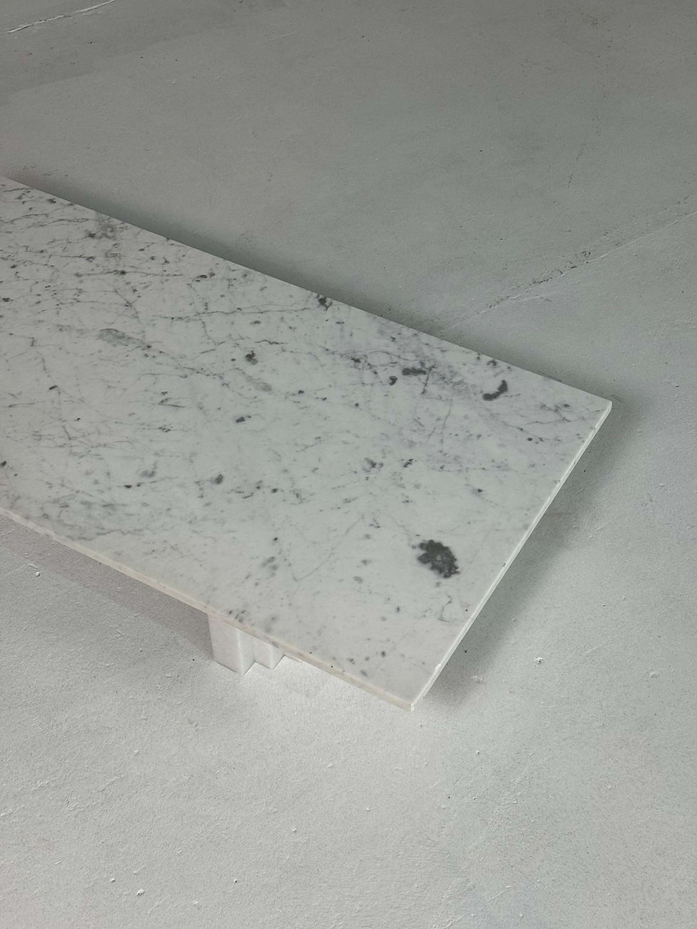 Thumbnail: White carrara marble coffeetable 