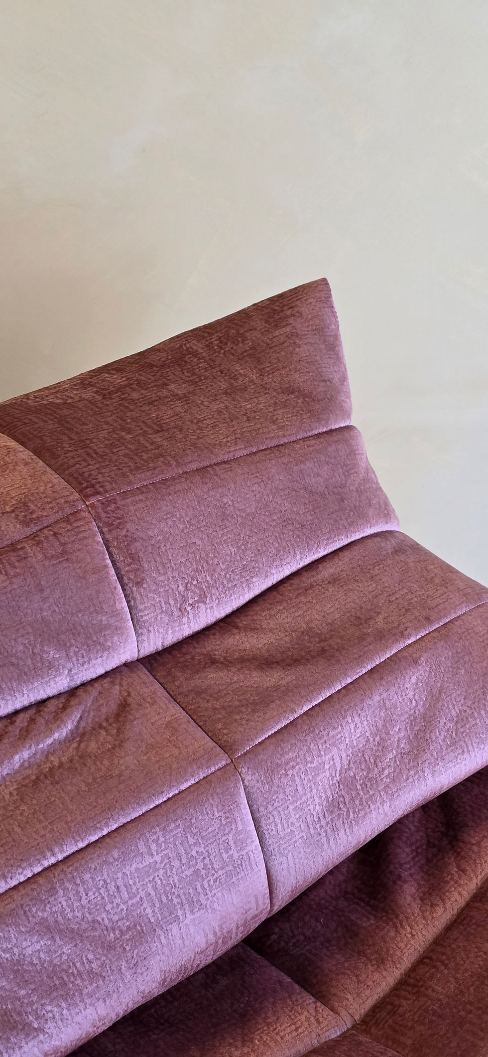 Thumbnail: Set of 2 Lounge Chairs by Marc Held for Dunlopillo in velvet rose fabric, 1970s