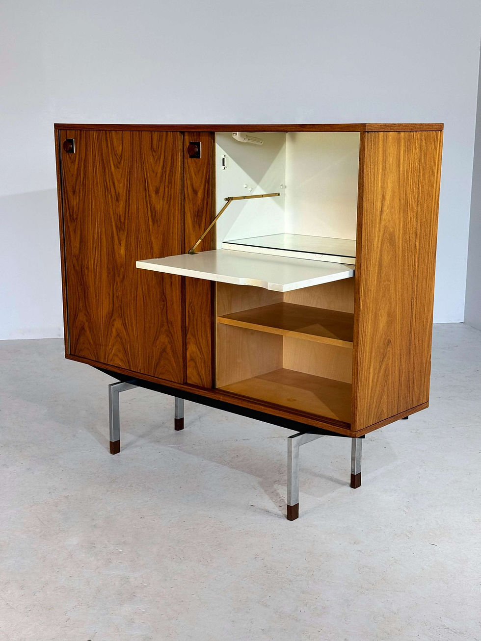 Thumbnail: Mid-Century Bar Cabinet in Palissander, Belform, 1950s