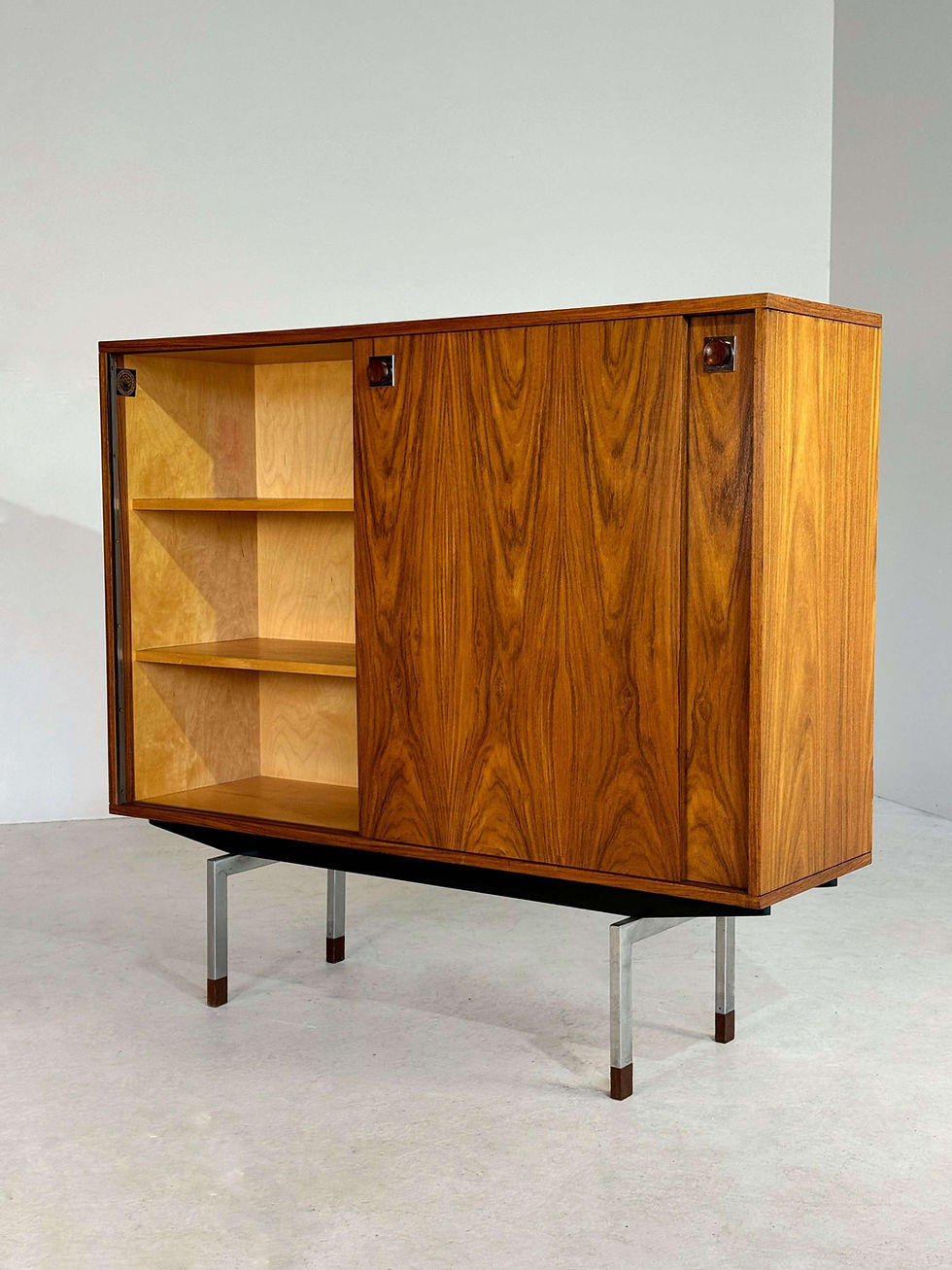Thumbnail: Mid-Century Bar Cabinet in Palissander, Belform, 1950s