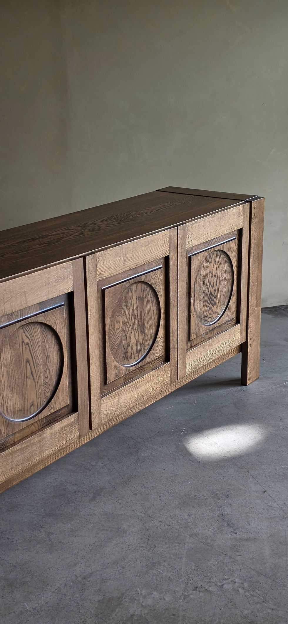 Thumbnail: Brutalist sideboard in natural oak