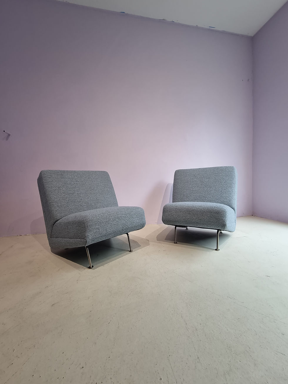 Thumbnail: PAIR OF VINTAGE LOUNGE CHAIRS OR SOFA PARTS BY THEO RUTH FOR ARTIFORT 1950