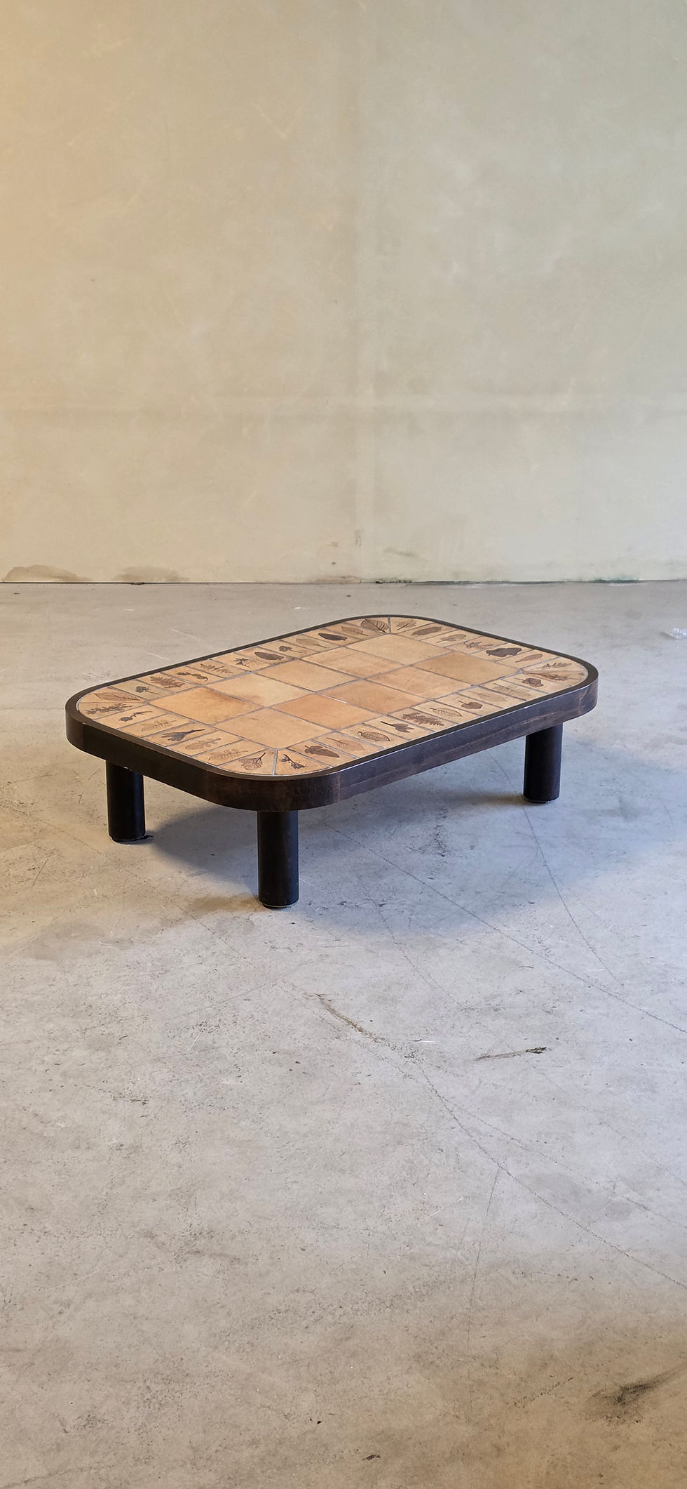 Thumbnail: Herbarium Oval Coffeetable by Roger Capron, 1970s