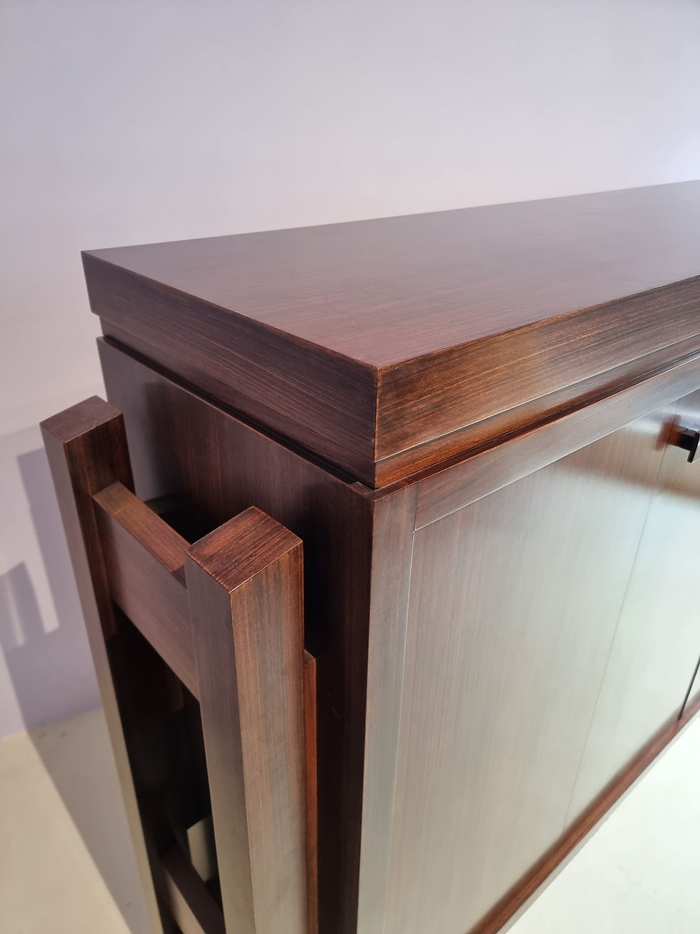 Thumbnail: Very Rare Emiel Veranneman Brutalist Stero Cabinet