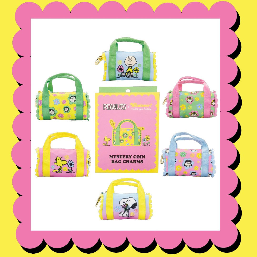 Peanuts Sherbet Spring Mystery Box Mini Duffle Bag Charms