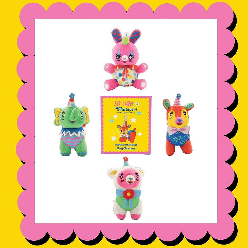 Thumbnail: So Lazo Mystery Box Party Animals Plush Bag Charms