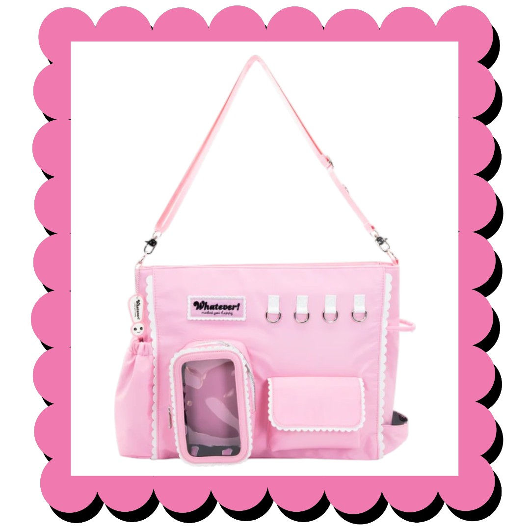 Whatever! Makes You Happy Pink Emotional Support Trinket Bag