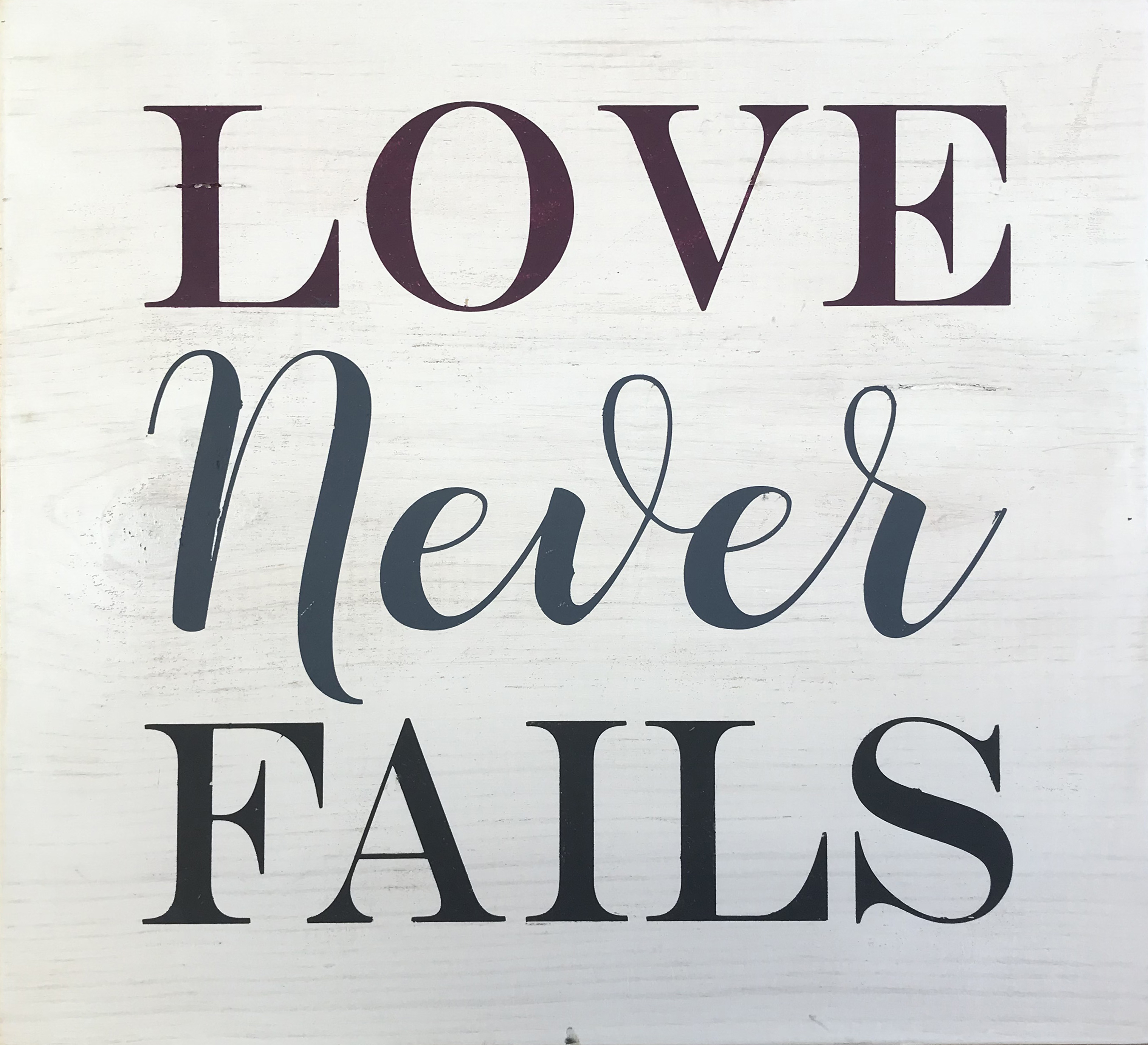 #130 Love Never Fails