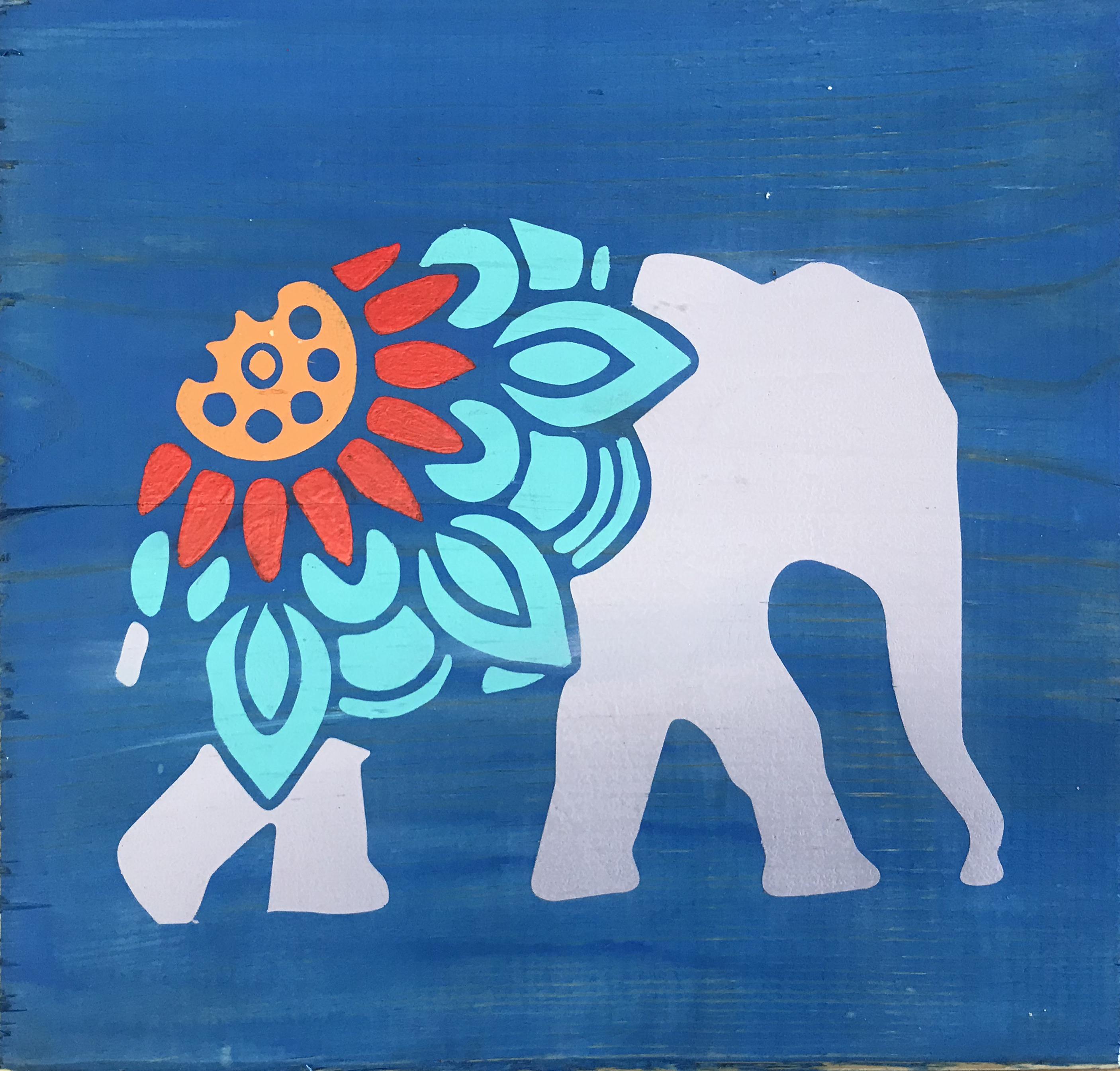 #129 Elephant Mandala