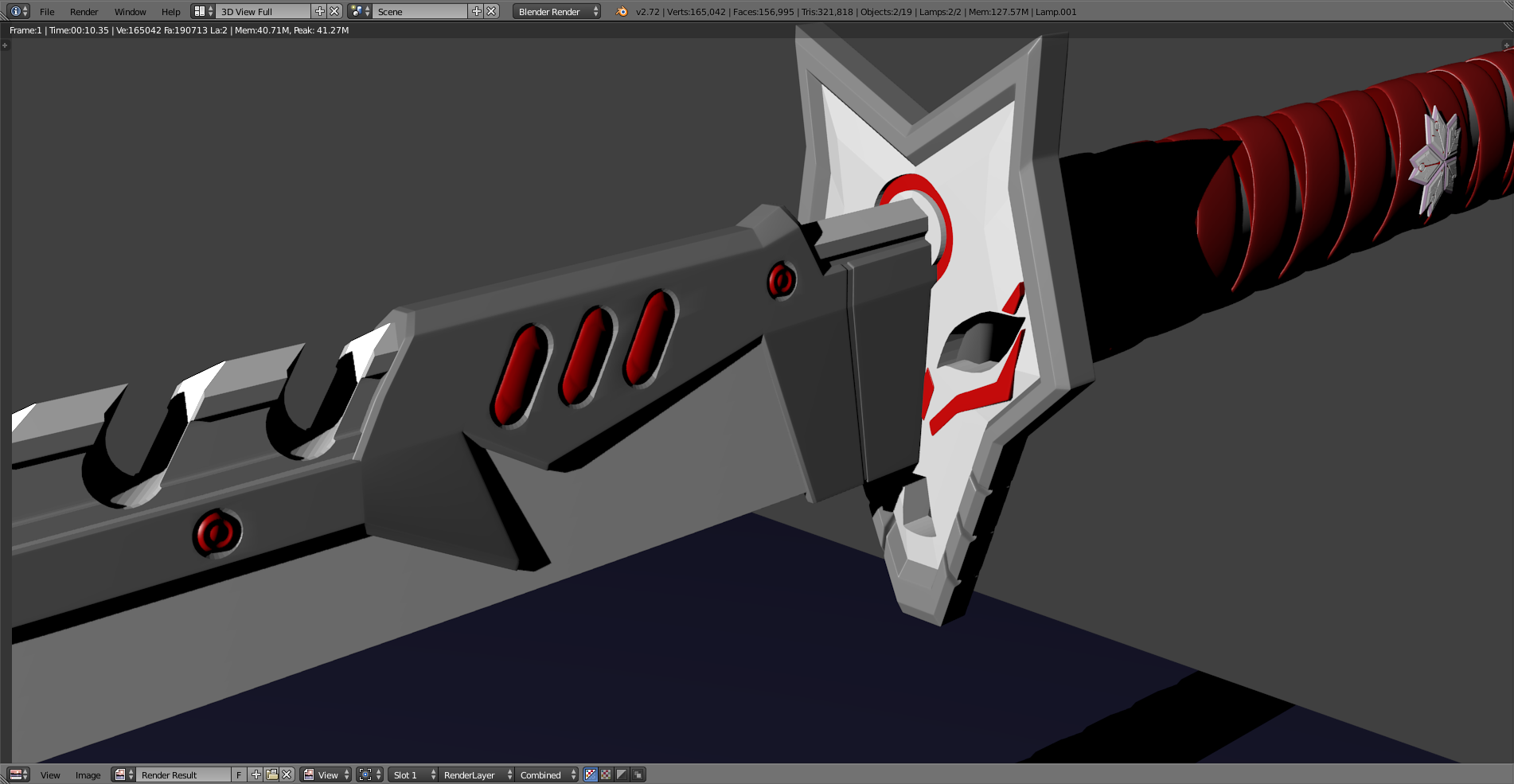 "Megitsune" katana concept