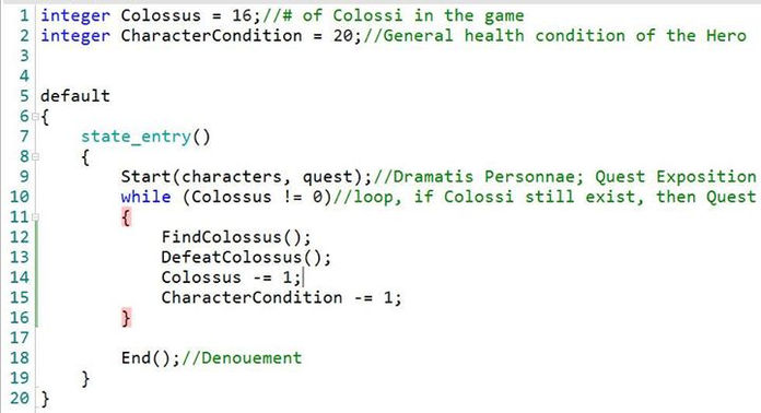 Pseudo-coding for clarity just makes me sad