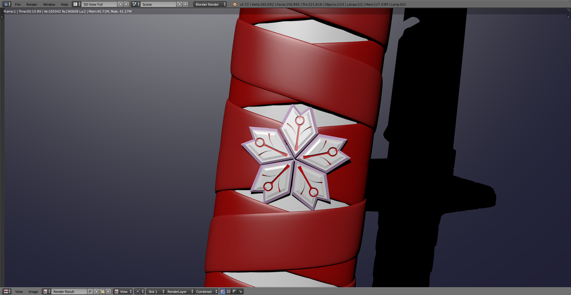 "Megitsune" katana concept