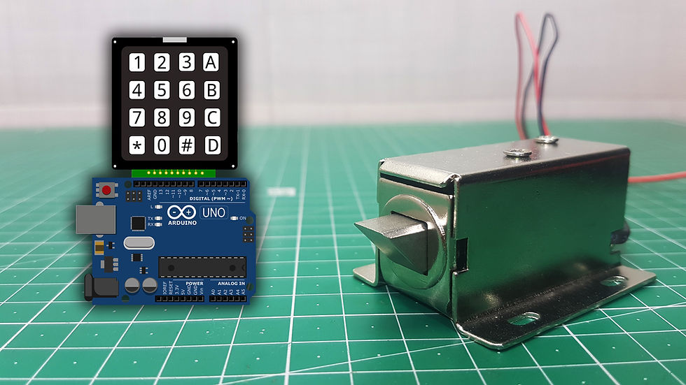 Arduino Keypad Solenoid Lock