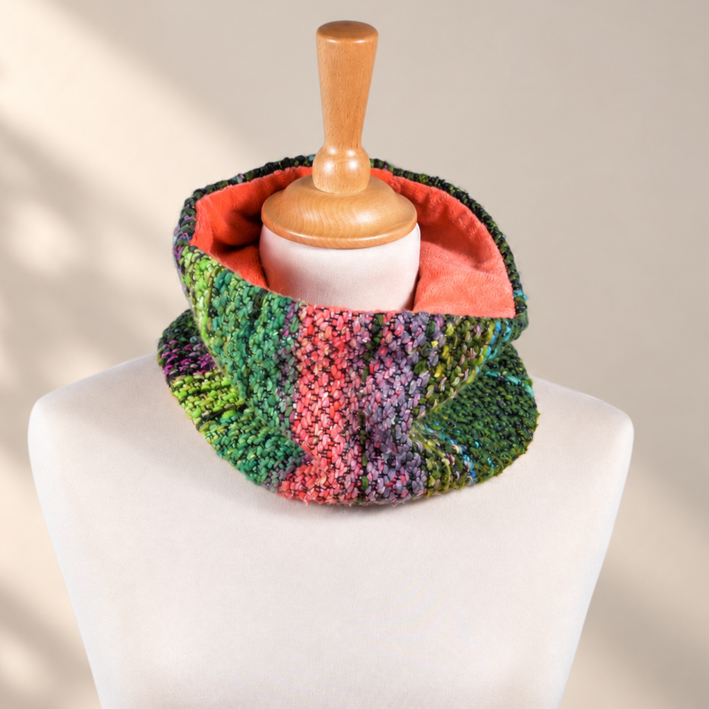 Snood Obi corail