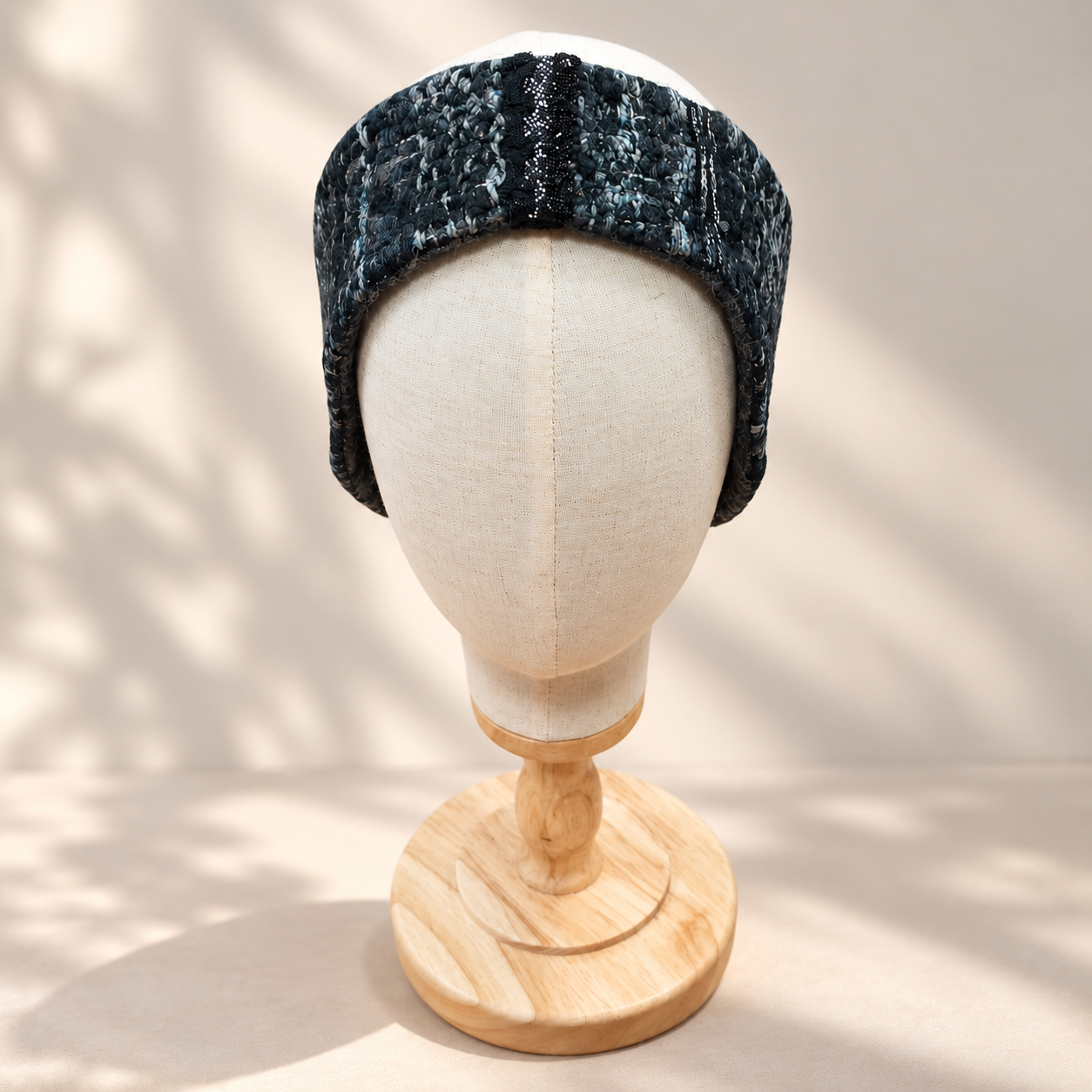 Cache-oreilles Tweed Gris