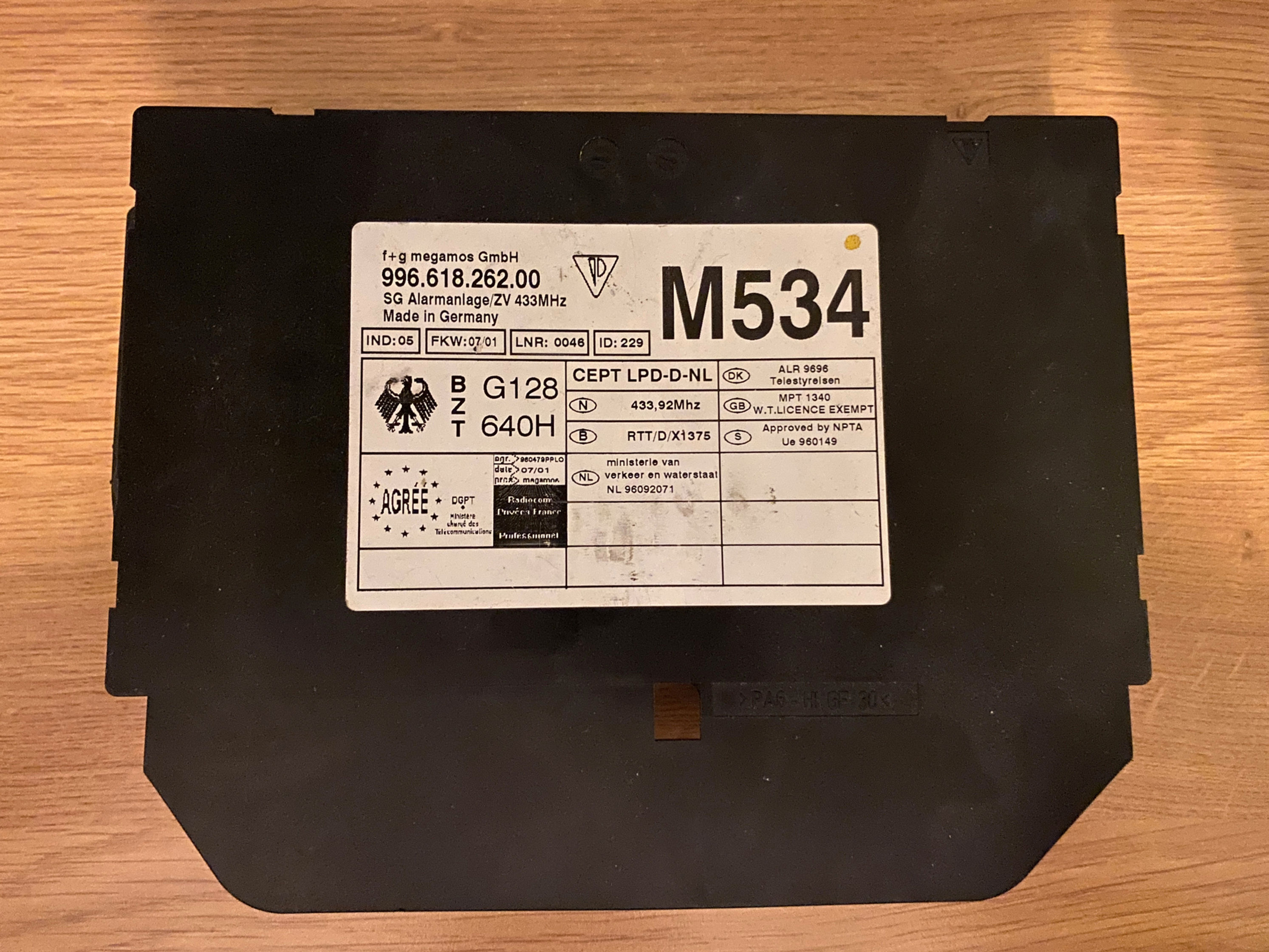 Porsche 996 / 986 Immobiliser programming/cloning