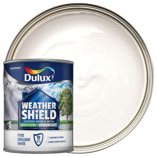 Dulux Weathershield Quick Dry Undercoat - Pure Brilliant White