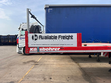 1st Available Freight - Red Trailer