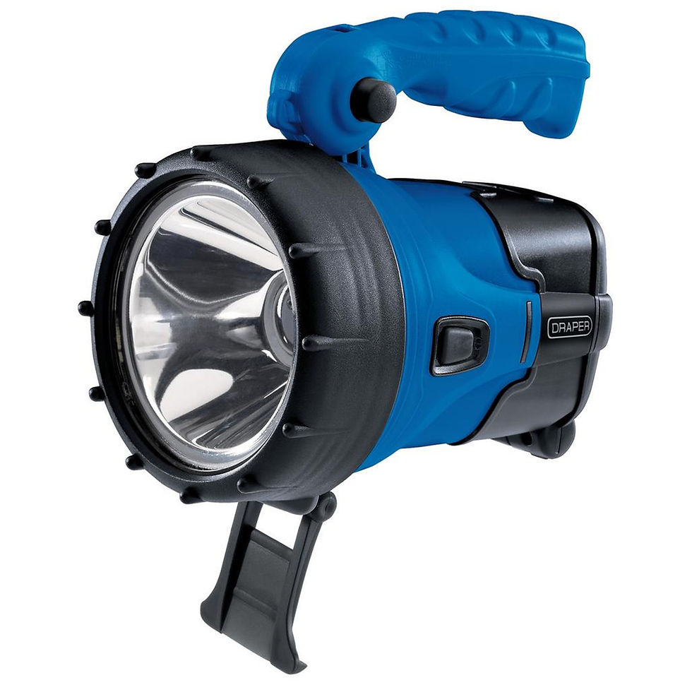 Thumbnail: LED Rechargeable Spotlight Torch, 360 Lumens