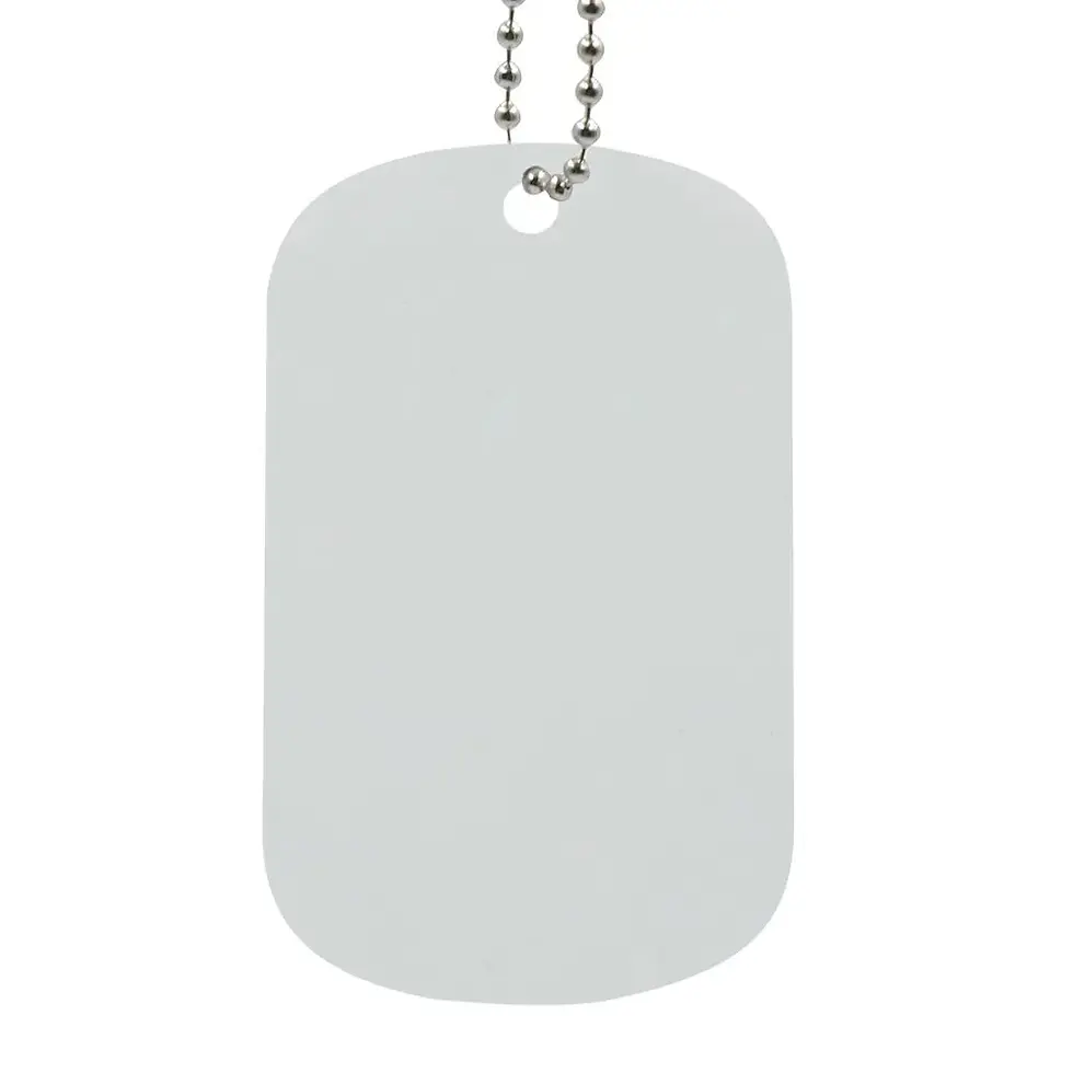 Blank Dog tag for display