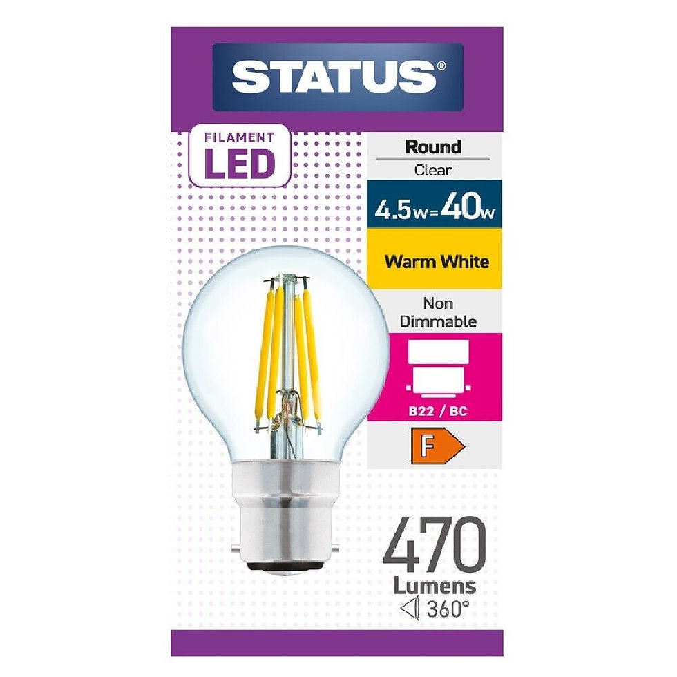 Thumbnail: Status LED Golfball Lightbulb
