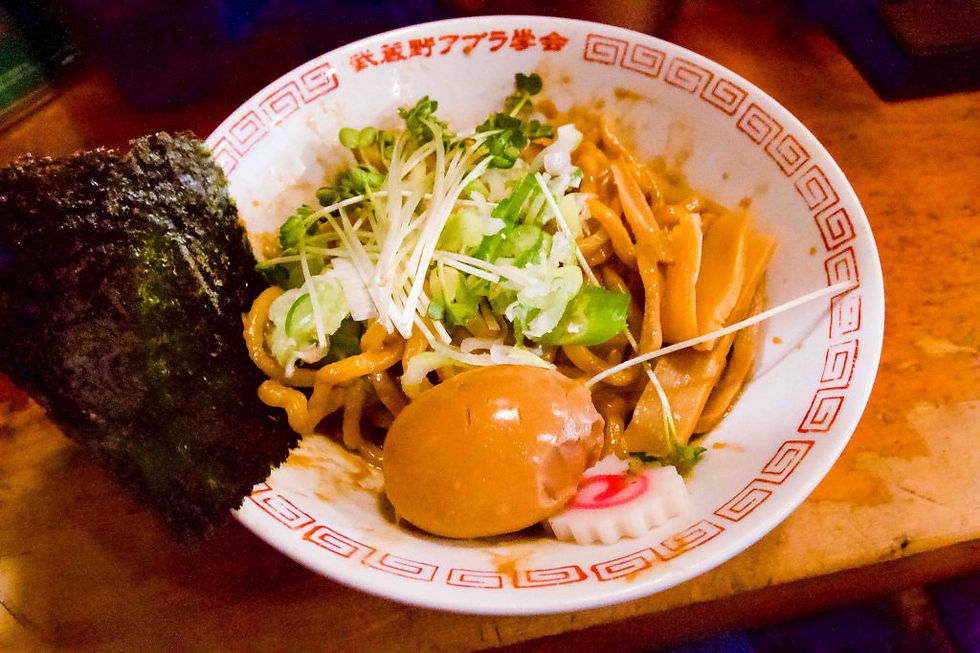 Waseda Ramen - Soupless Ramen at Gakkai