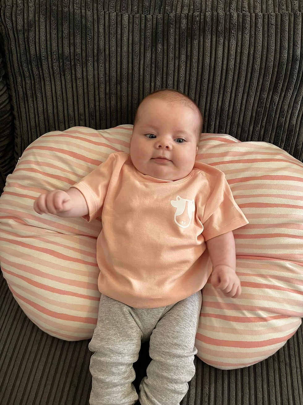 Thumbnail: Peach Cattlestrength Kids T-shirt