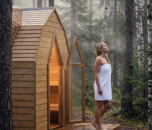 ミオです！　DOME SAUNA ホワイト Home | Cedar Dome Sauna Co
