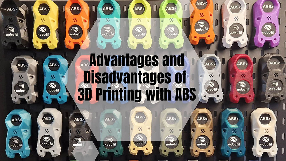 advantages ABS filaments