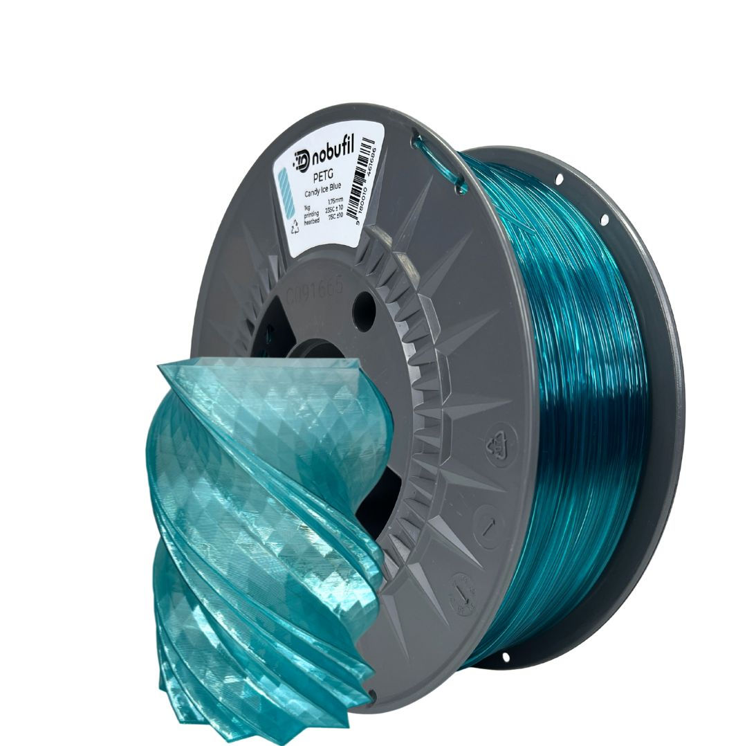 petg filament translucent ice blue