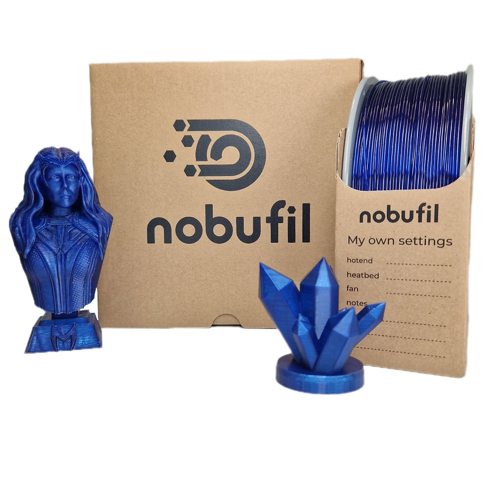 Thumbnail: Nobufil ABS Filament Transparent Blue