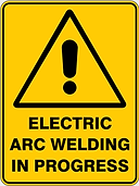 Electrial Arc Welding in Progress