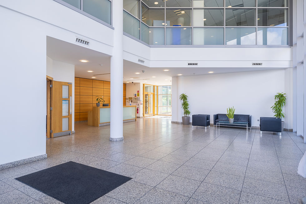 Swift Square office interior, Santry, Dublin — Camgill Conway asset management Ireland