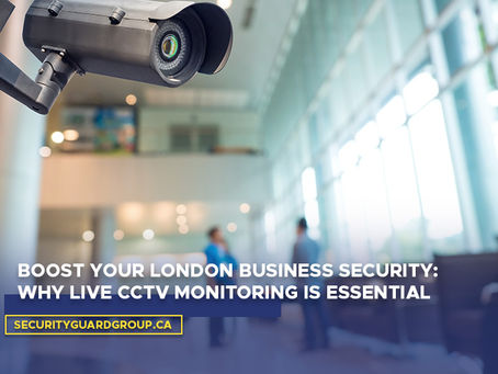 Boost Your London Business Security: Why Live CCTV Monitoring is Essential