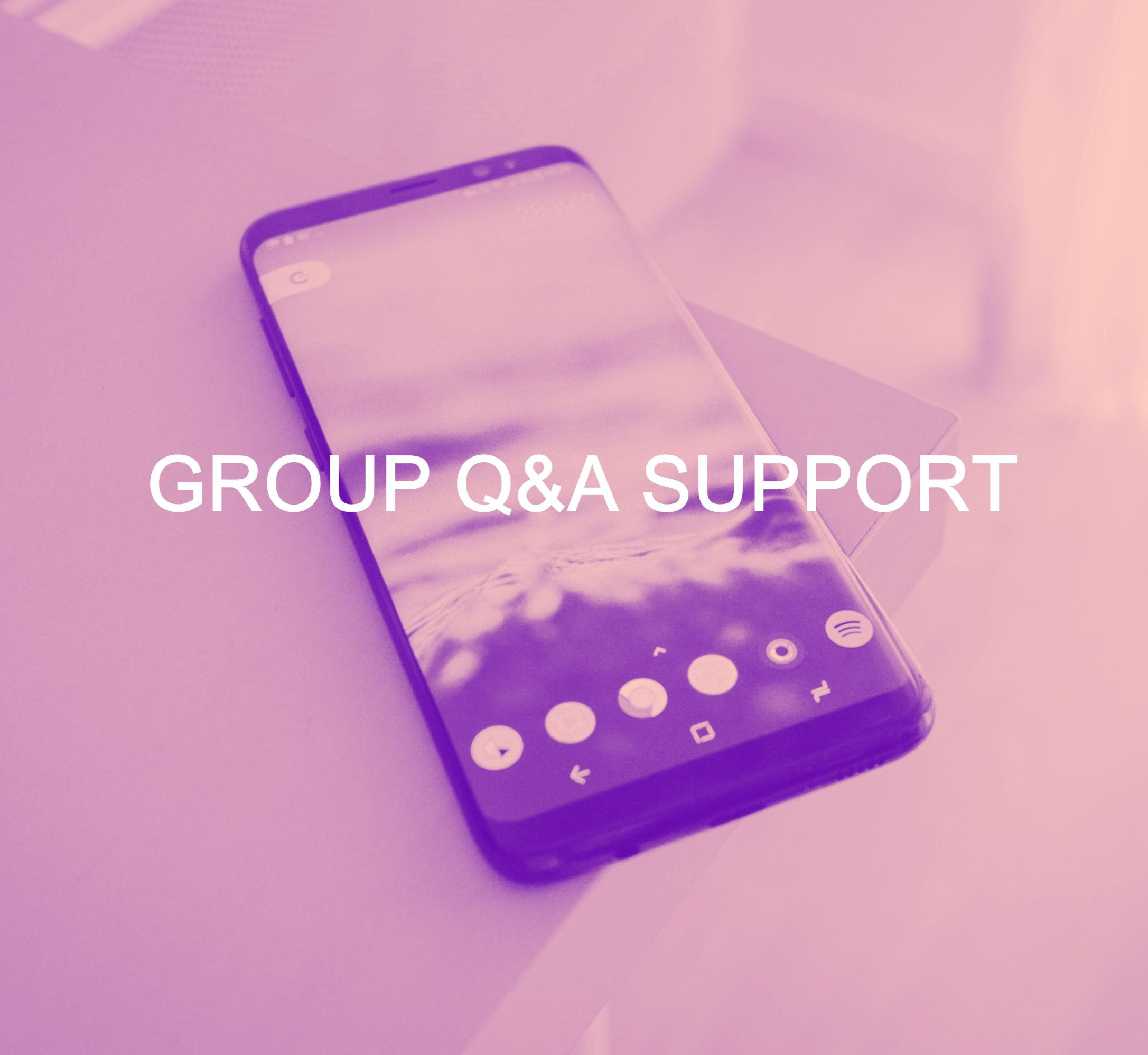 GROUP Q&A SESSION VIA ZOOM - 1 HOUR