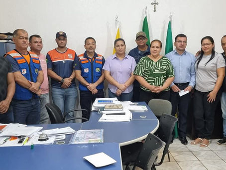 Prefeitura recebe Defesa Civil do estado e vistoria pontos de alagamento