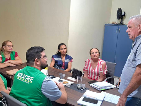 Prefeitura de Plácido recebe visita de cortesia da SESACRE