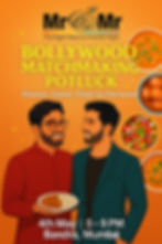 Bollywood Theme Potluck & Gay Matchmaking