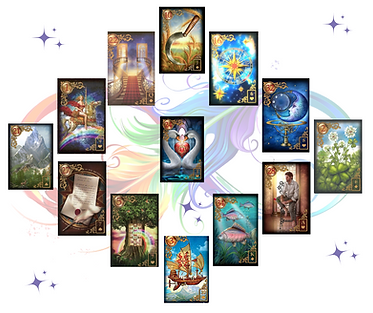 Jaarlegging 2025 Lenormand Gilded Reverie Kaarten